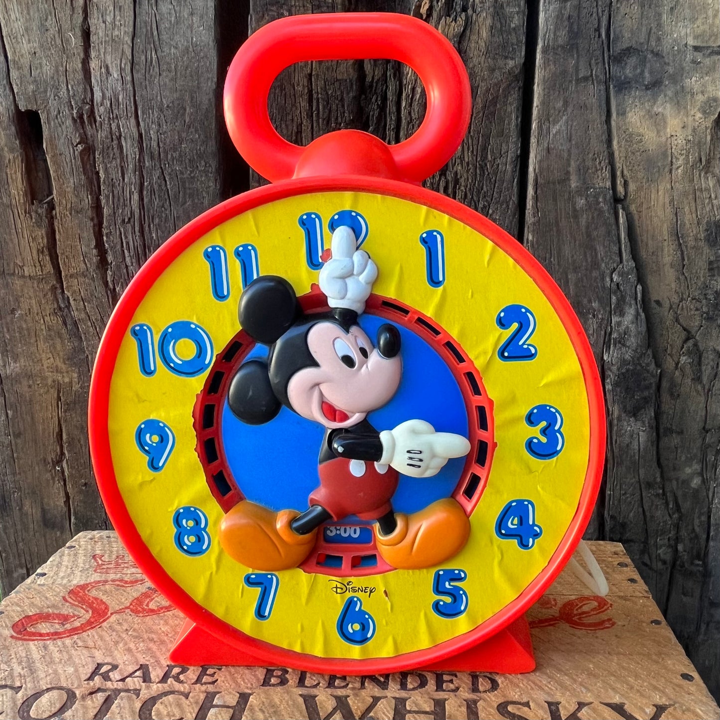 【USA vintage】MATTEL Mickey Mouse Talking Clock