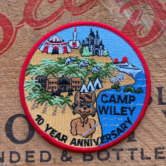 【USA vintage】Girl  Scout Patch Camp Wiley
