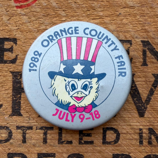 【USA vintage】Orange County Fair 缶バッジ　②