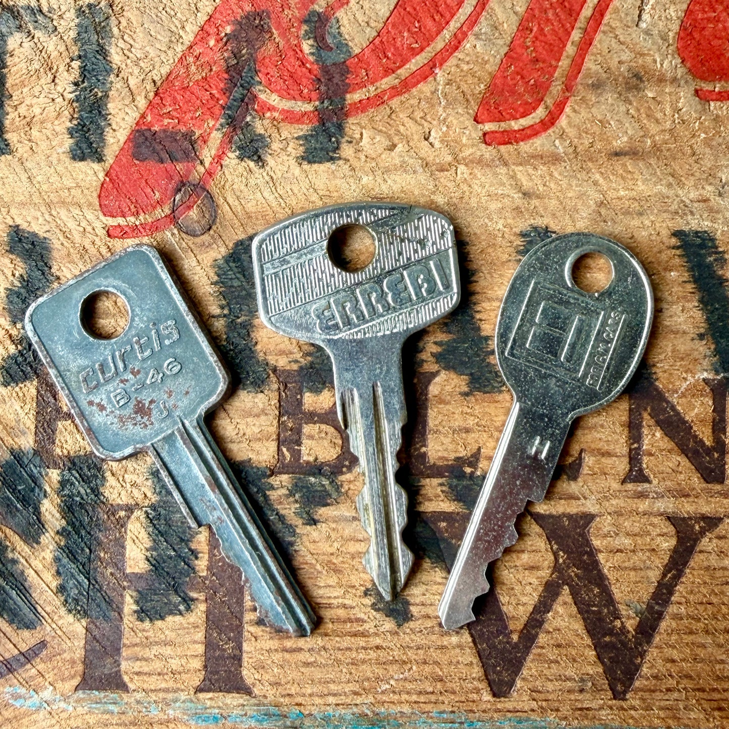 【USA vintage】key set classic cars ②