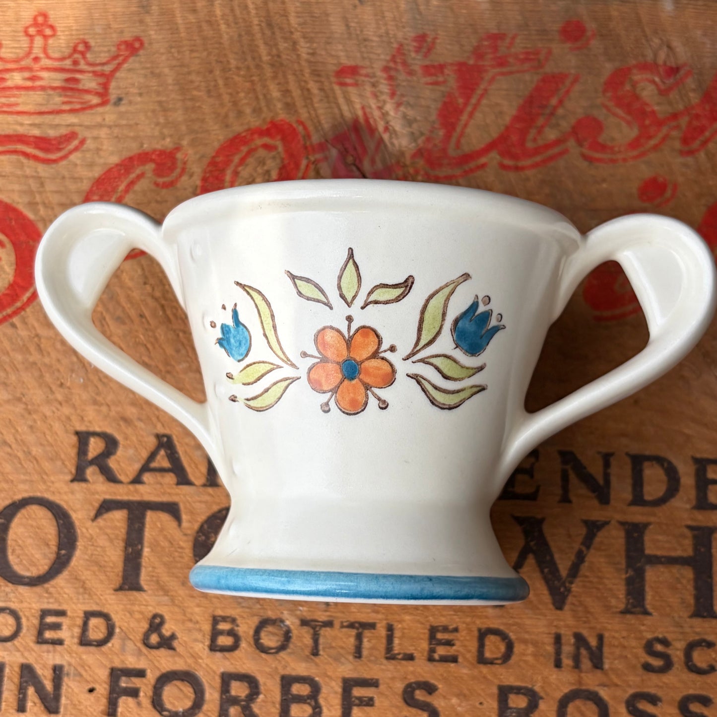 【USA ‘66 vintage】Metlox Poppytrail California Sugar Bowl