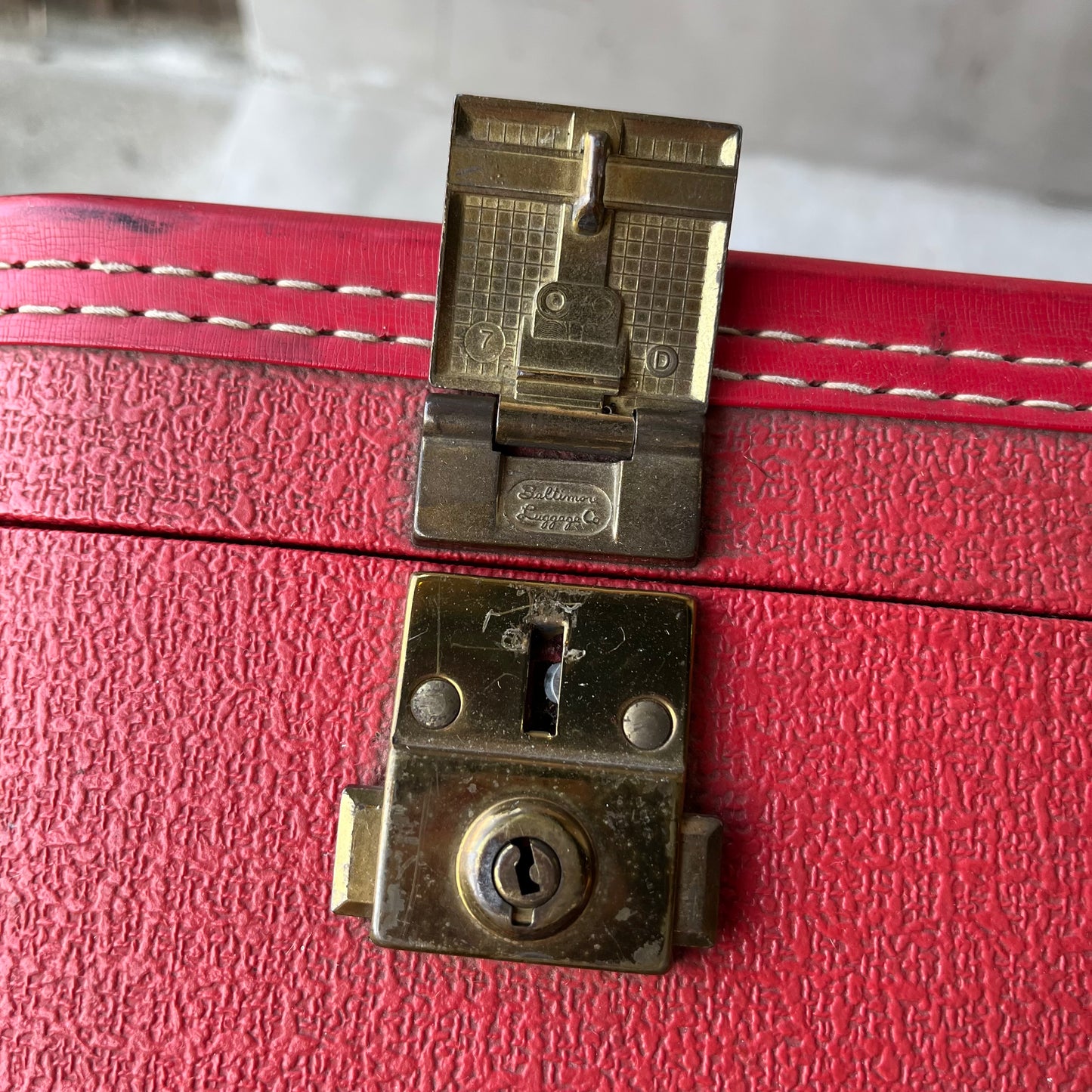 【USA vintage】Star line Suitcase