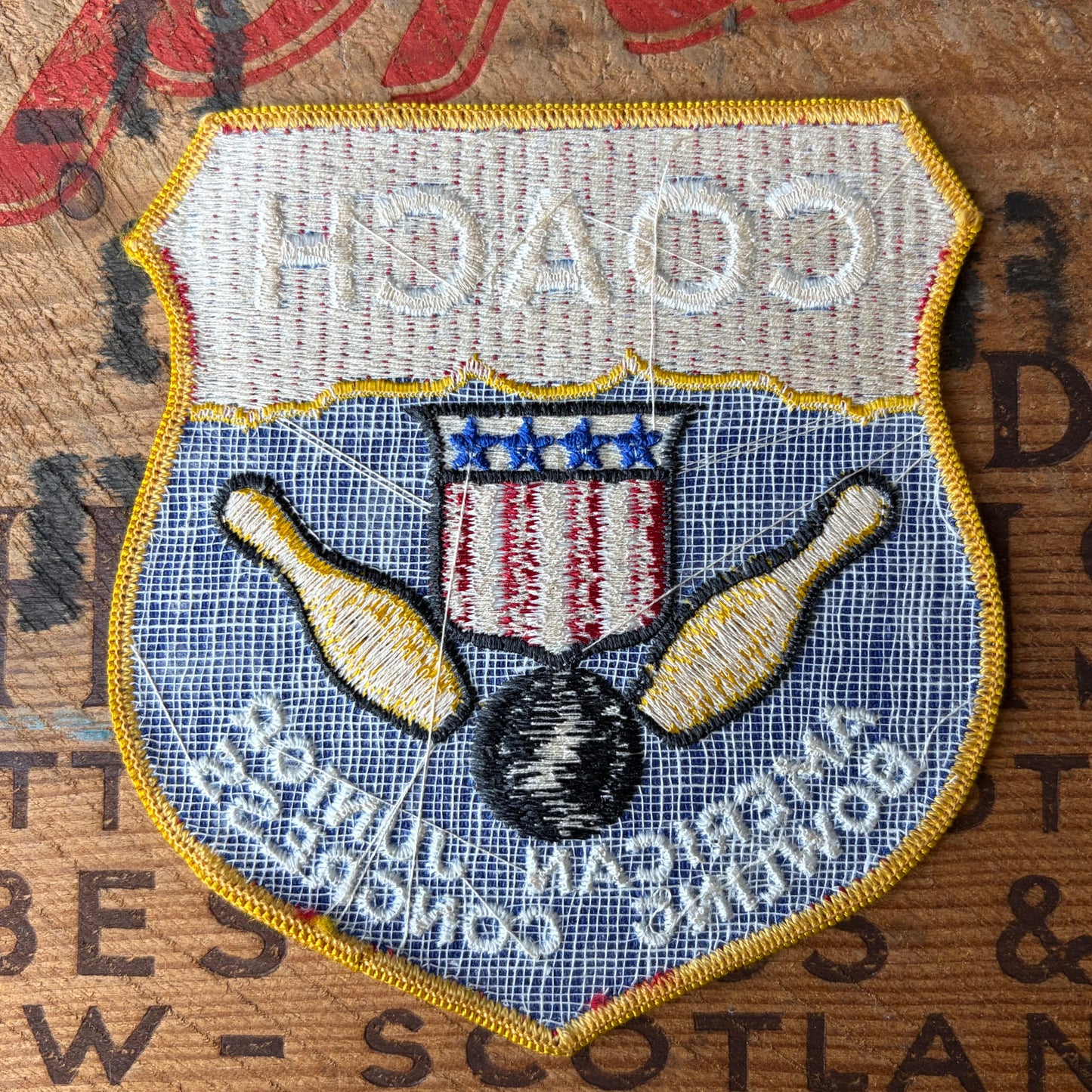 【USA vintage】American Junior Bowling Coach Patch