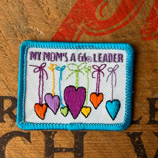 【USA vintage】Girl Scout Patch My Mom's a GS Leader
