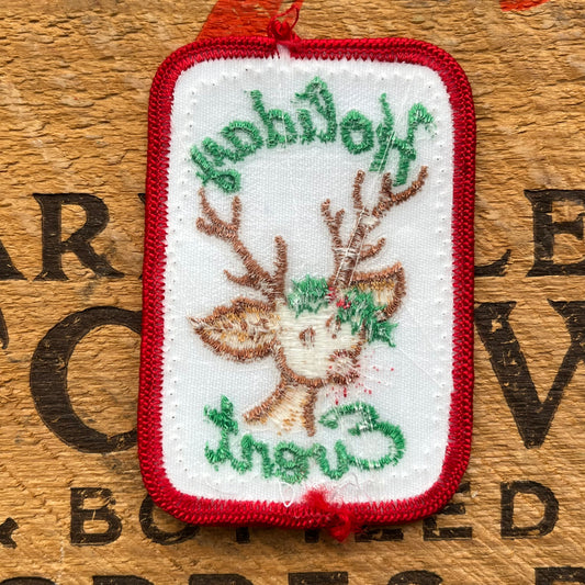 【USA vintage】Girl Scout Patch Holiday Event Reindeer