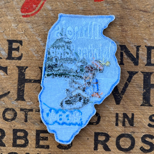 【USA vintage】Boy Scout Illinois’s Winter Camp Patch