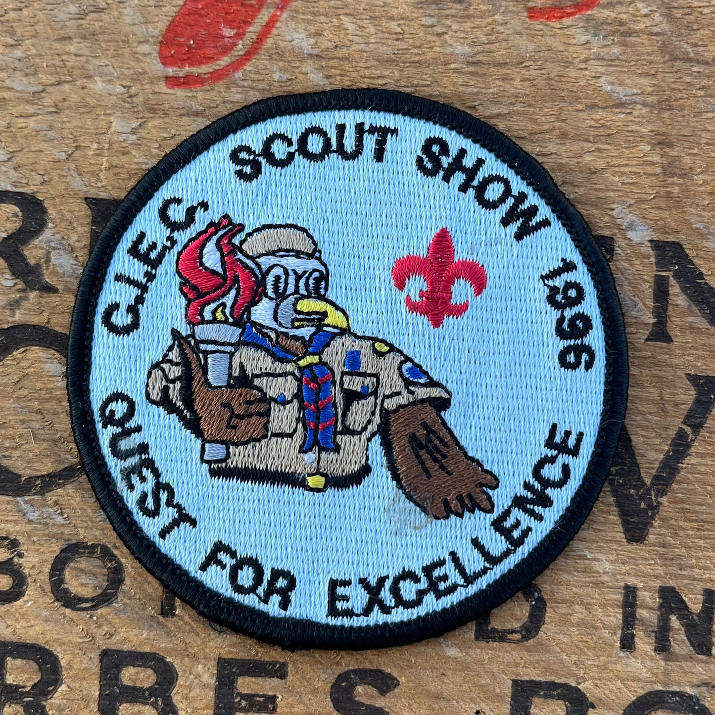 【USA vintage】Boy Scout Patch C.I.E.C. SCOUT SHOW 1996