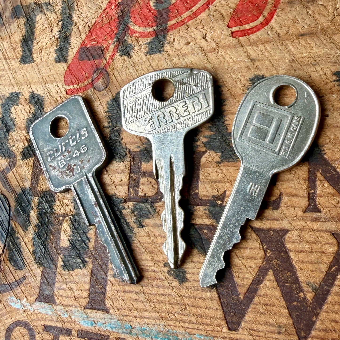 【USA vintage】key set classic cars ②
