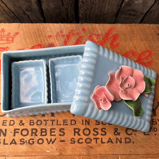 【USA vintage】Pottery Accessory Box