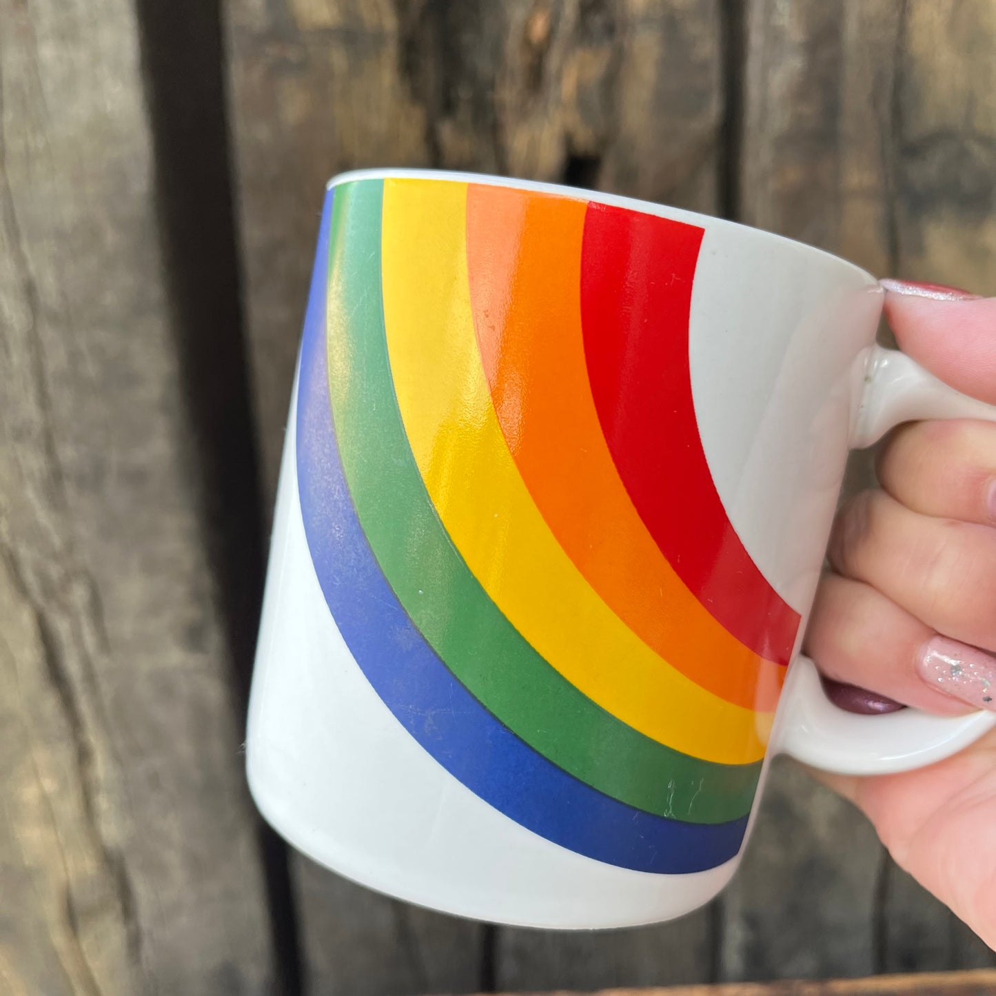 【USA vintage】’84 F.T.D.A. Rainbow Mug