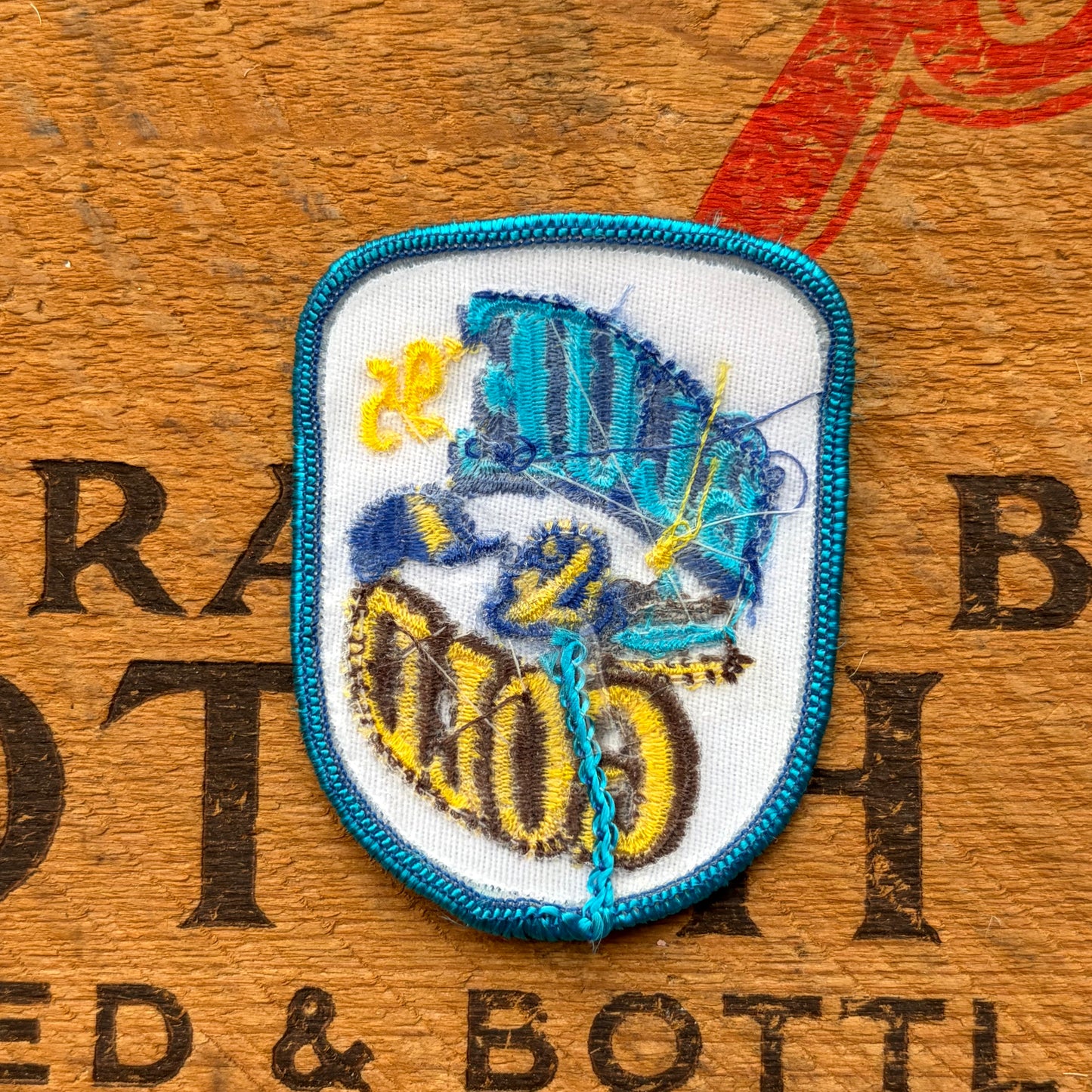 【USA vintage】Boy Scout BLUE & GOLD Patch
