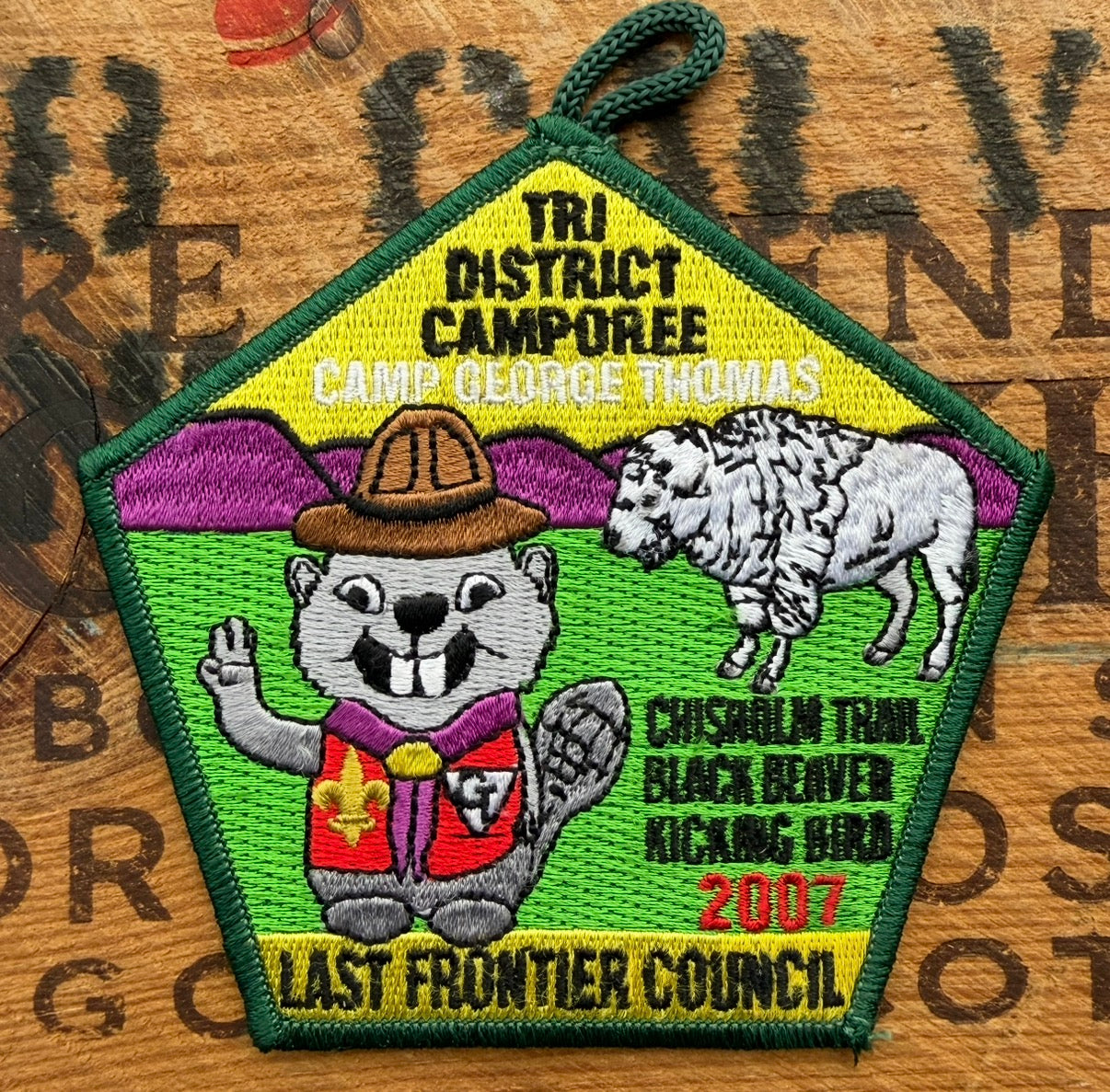 【USA vintage】Boy Scout Patch Tri District Camporee