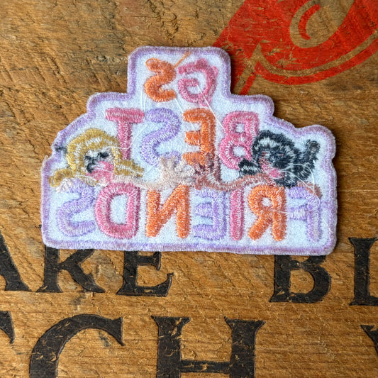 【USA vintage】Girl Scout Patch Best Friends