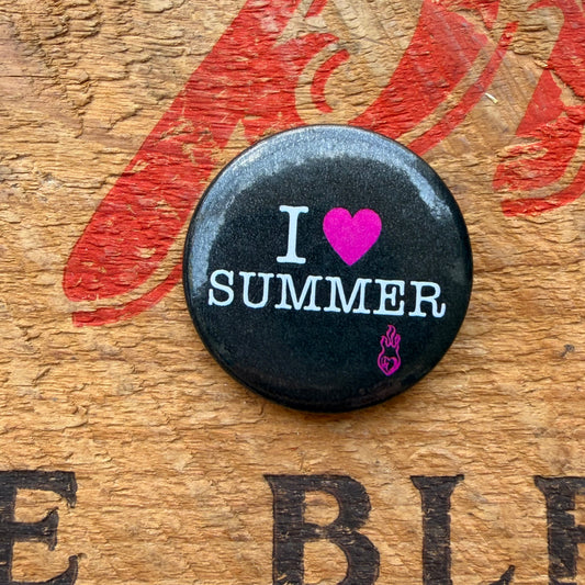 【USA vintage】I ♡ SUMMER 缶バッジ