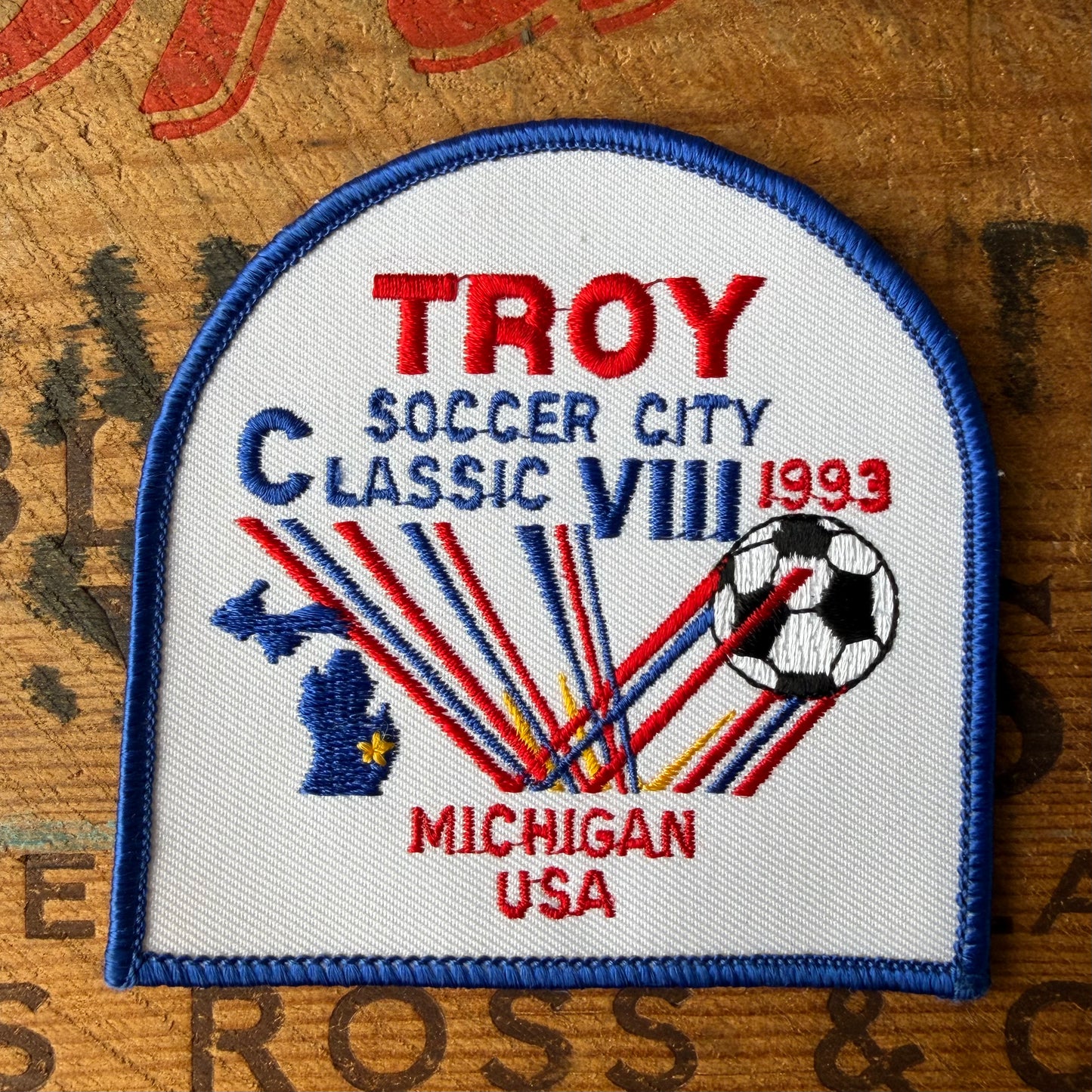 【USA vintage】TROY SOCCER CITY CLASSIC VIII Patch