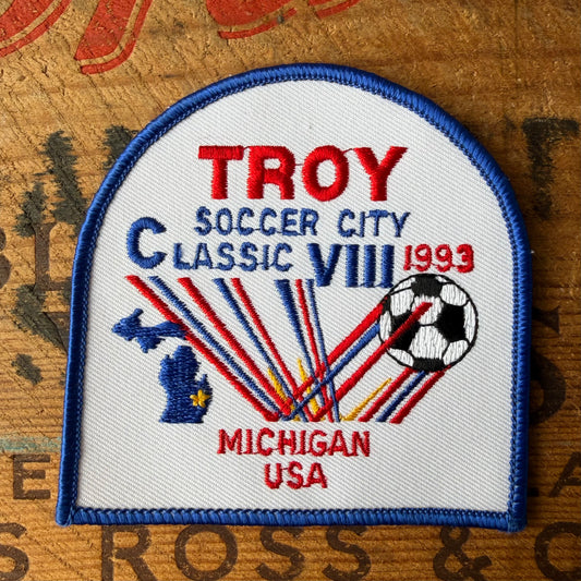 【USA vintage】TROY SOCCER CITY CLASSIC VIII Patch