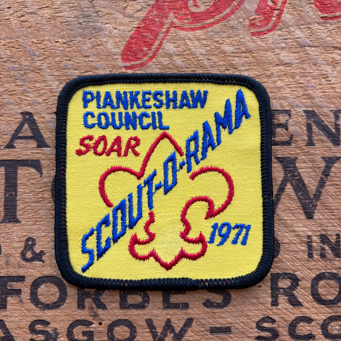 【USA vintage】Boy Scout Patch SCOUT-O-RAMA 1971