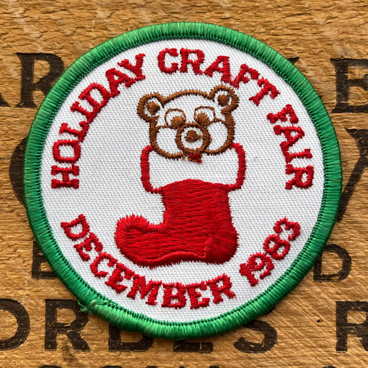 【USA vintage】Girl Scout Patch Holiday Craft Fair