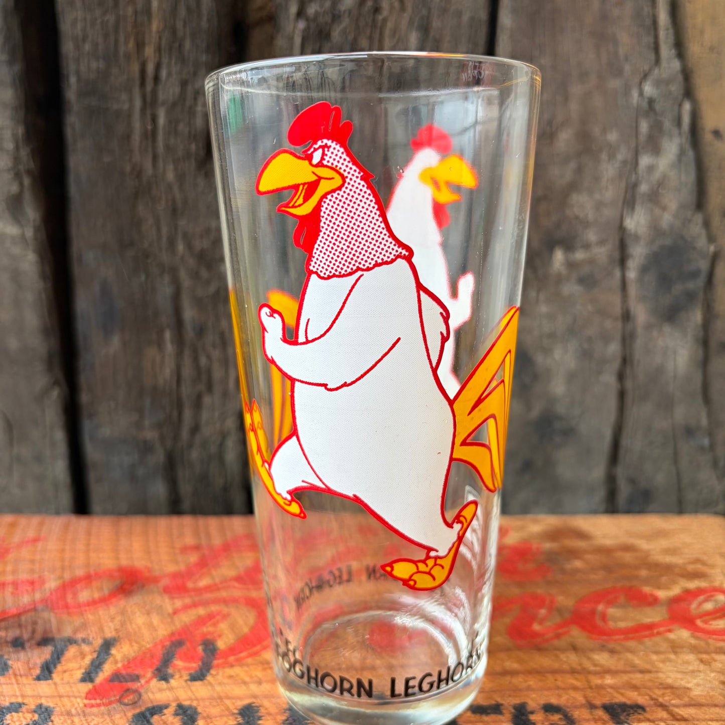 【USA vintage】Looney Tunes Foghorn Leghorn Glass