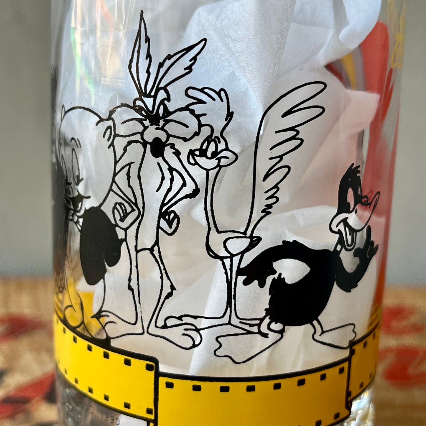 【USA vintage】Happy Birthday Bugs Glass