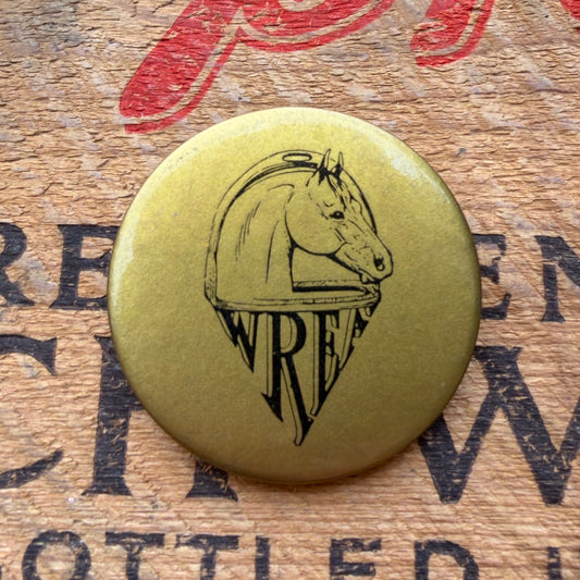 【USA vintage】WREA Horse 缶バッジ