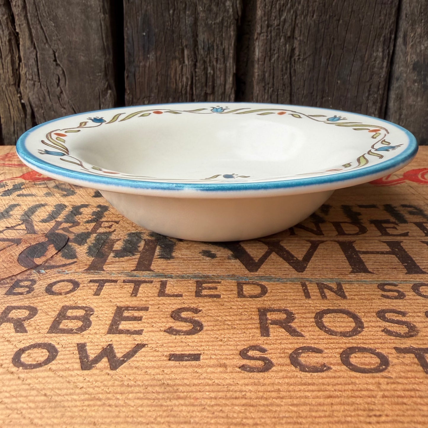 【USA vintage】Metlox Poppytrail California ROOSTER Serving Bowl