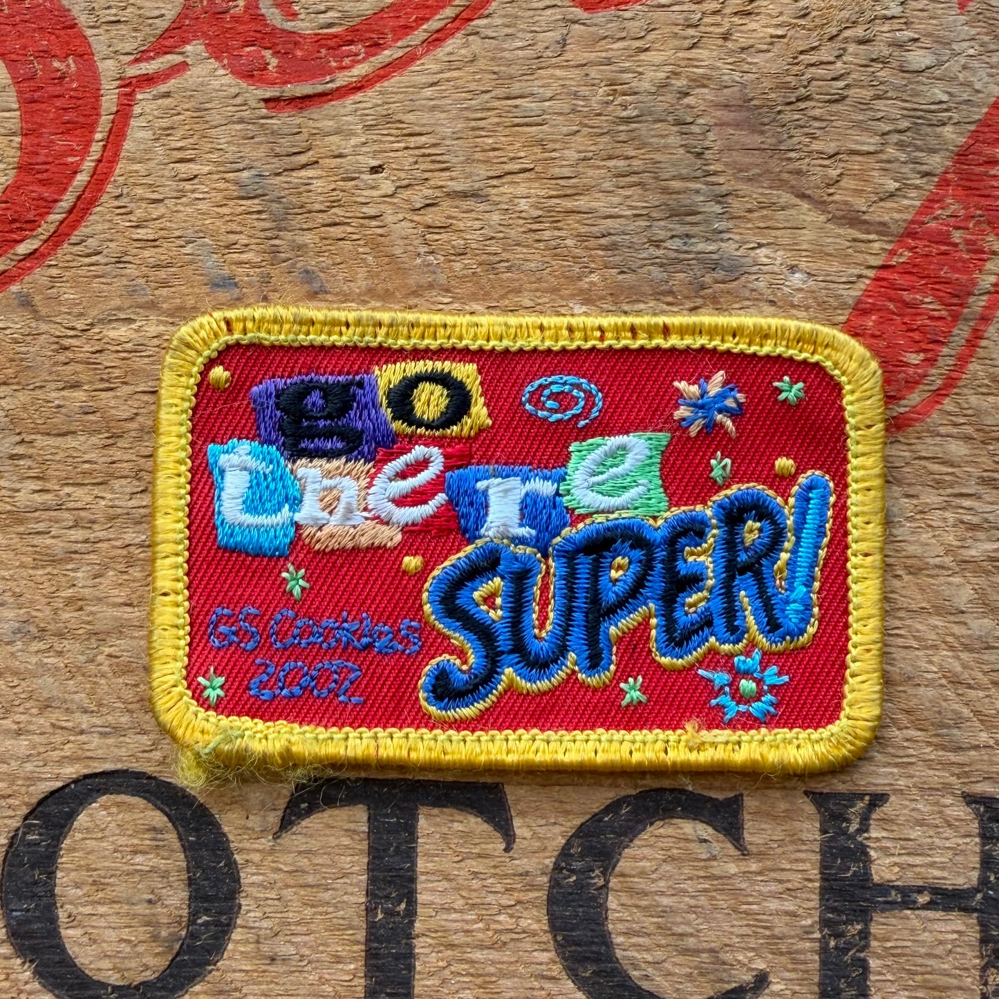【USA vintage】Girl Scout go there SUPER! Patch