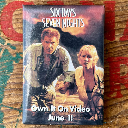 【USA】映画　缶バッジ　SIX DAY SEVEN NIGHTS