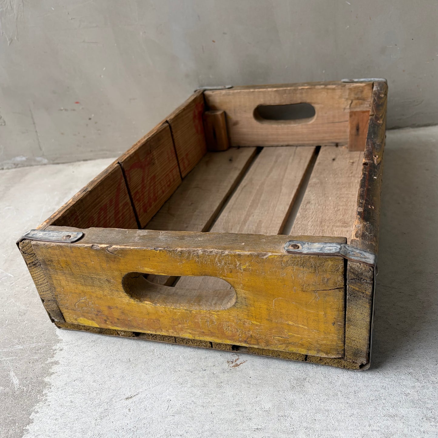 【USA vintage】Coca-Cola Wooden Box