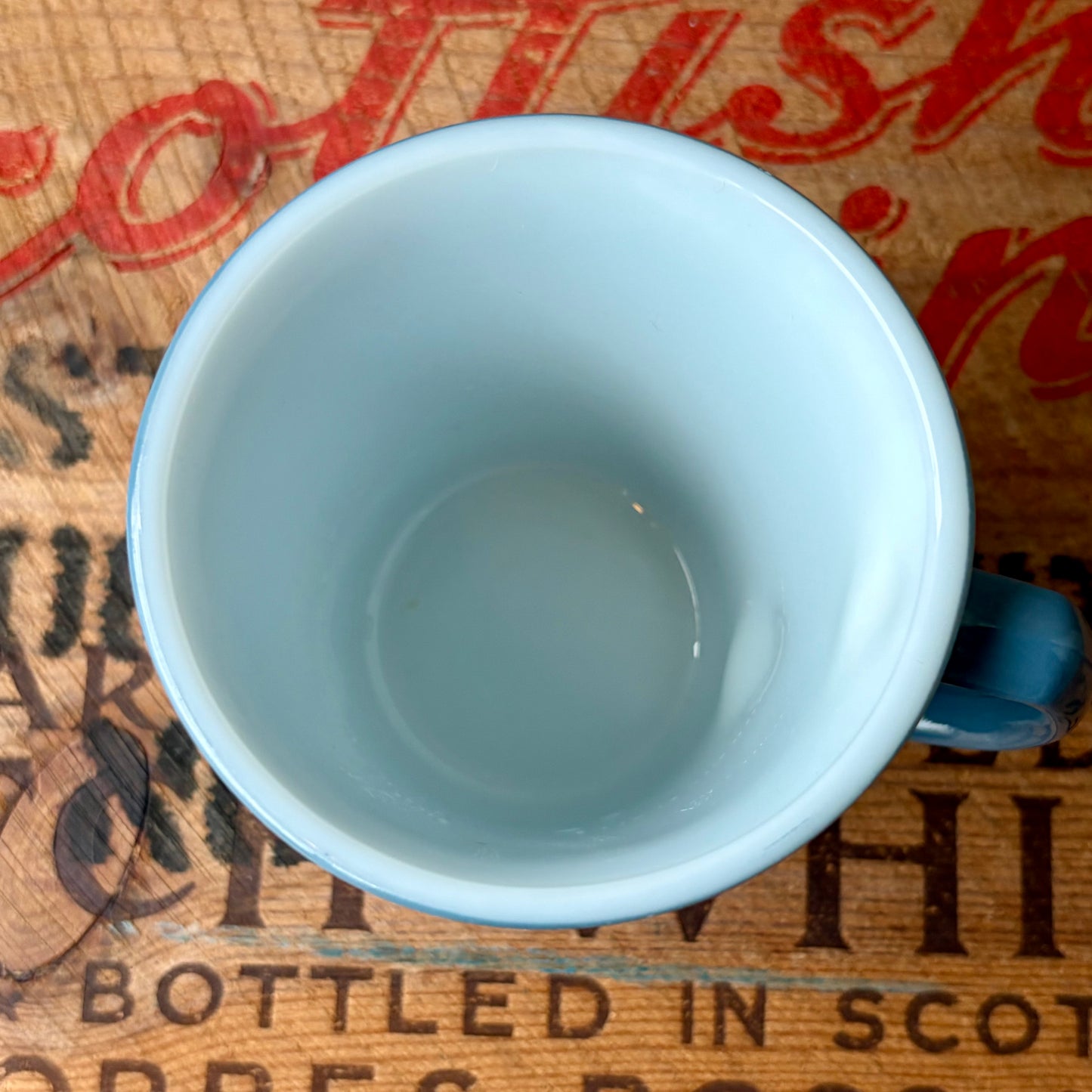 【USA vintage】Corning Mug Cup blue