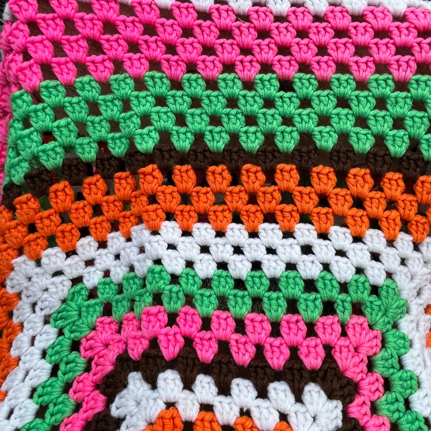 【USA vintage】granny blanket square