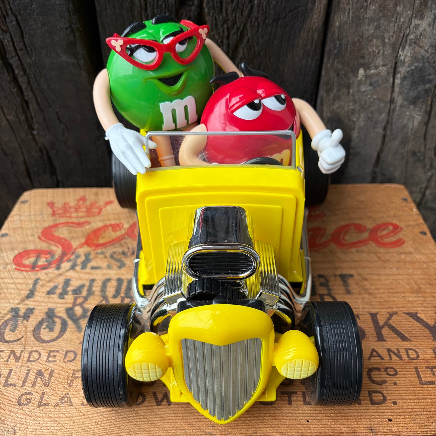 【90s USA vintage】M&M's Rebel Without A Clue Candy Dispenser