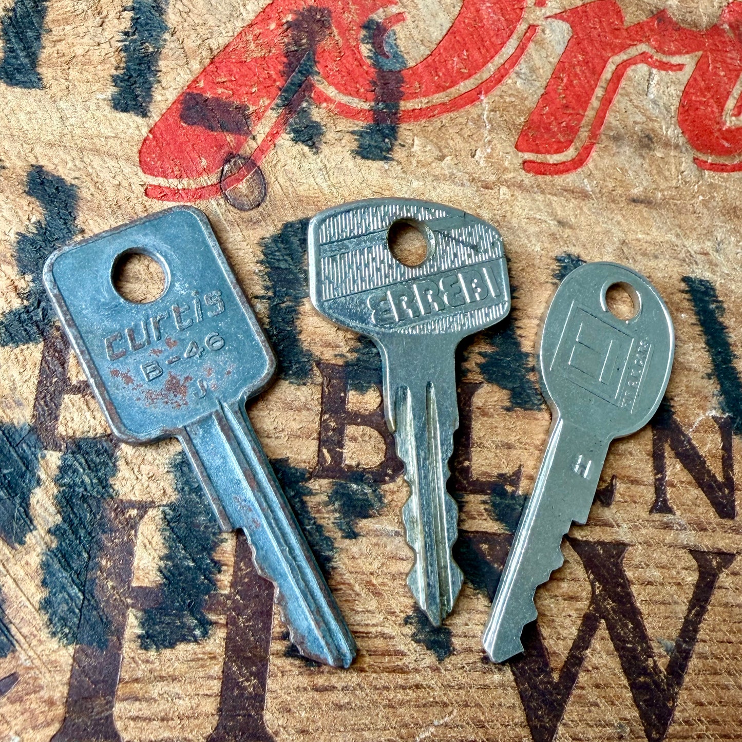 【USA vintage】key set classic cars ②