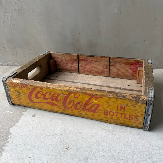 【USA vintage】Coca-Cola Wooden Box