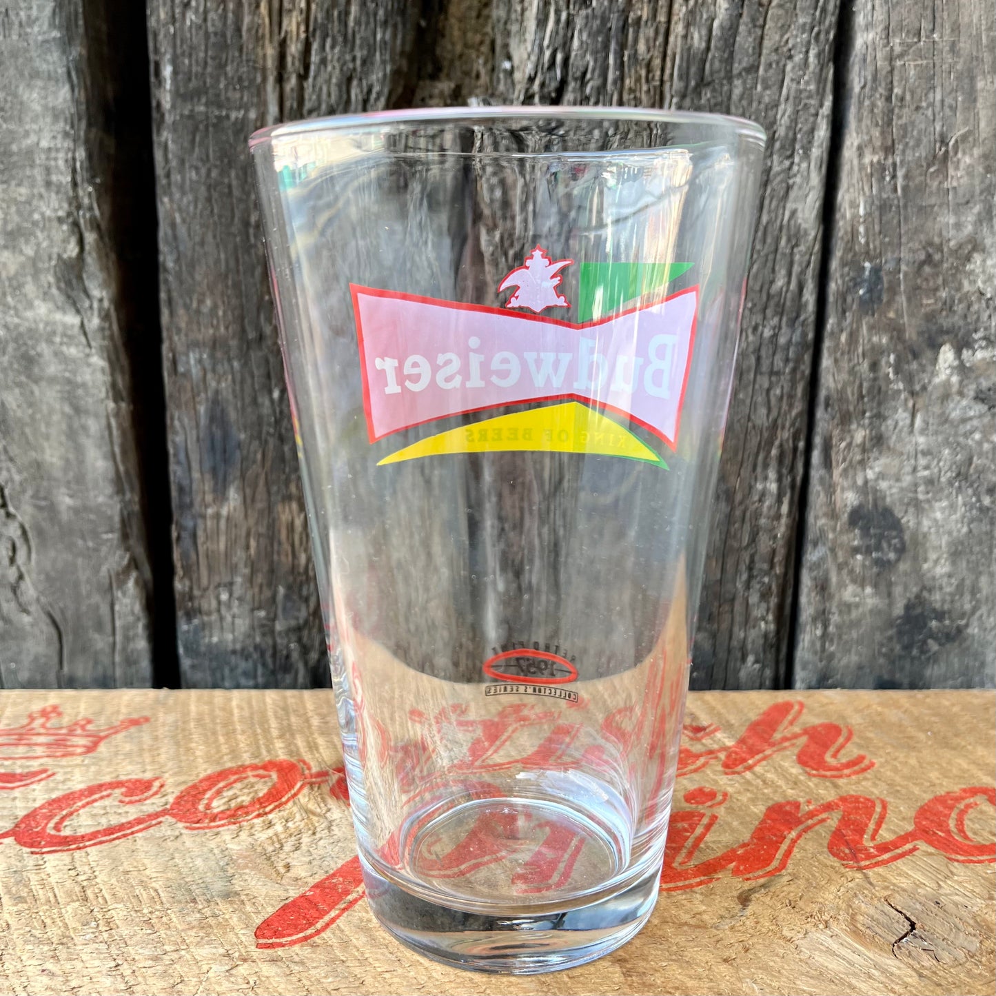 【USA vintage】Budweiser Beer Glass 1957