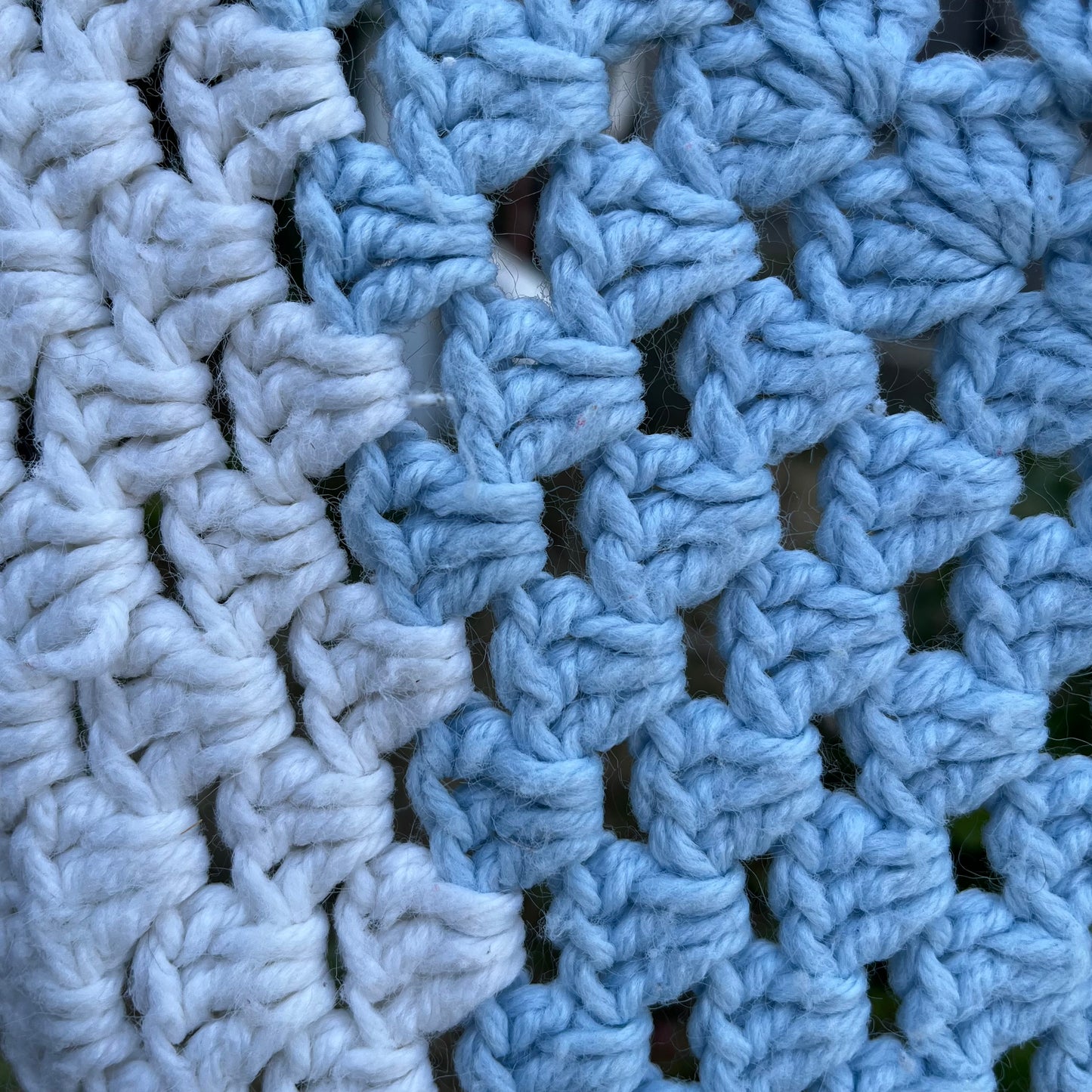 【USA vintage】granny blanket Pastel Square