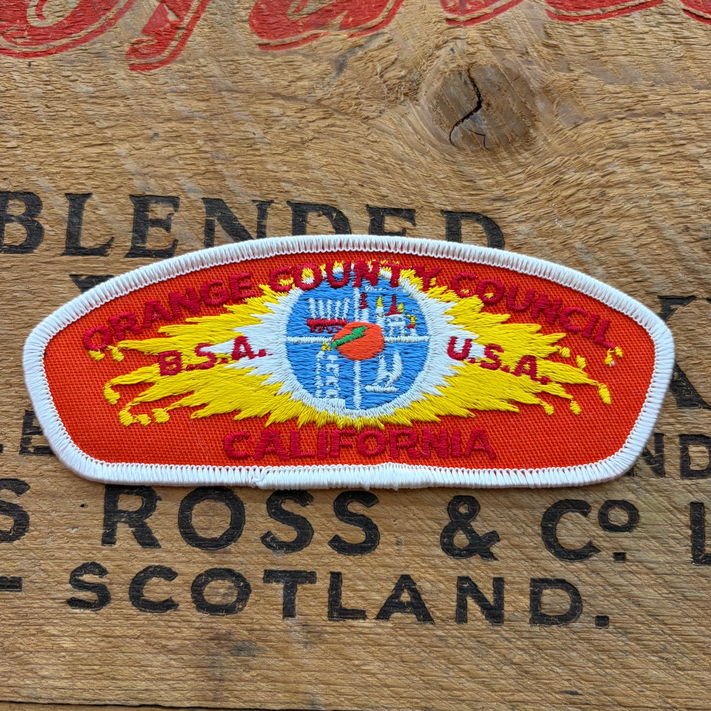【USA vintage】Boy Scout Patch 
Orange County Council