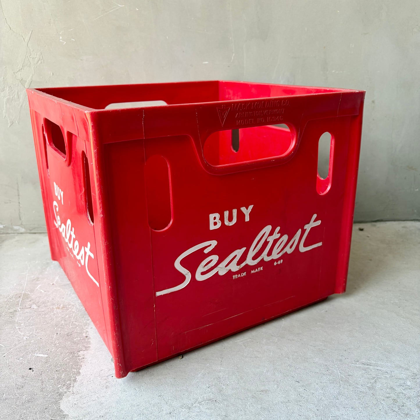 【USA vintage】Sealtest Milk Crate