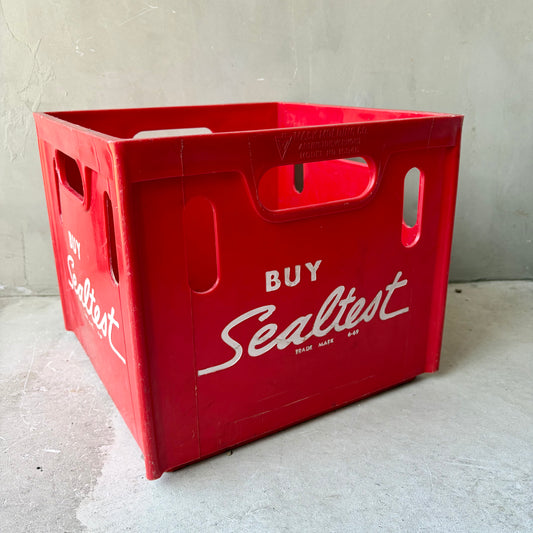【USA vintage】Sealtest Milk Crate