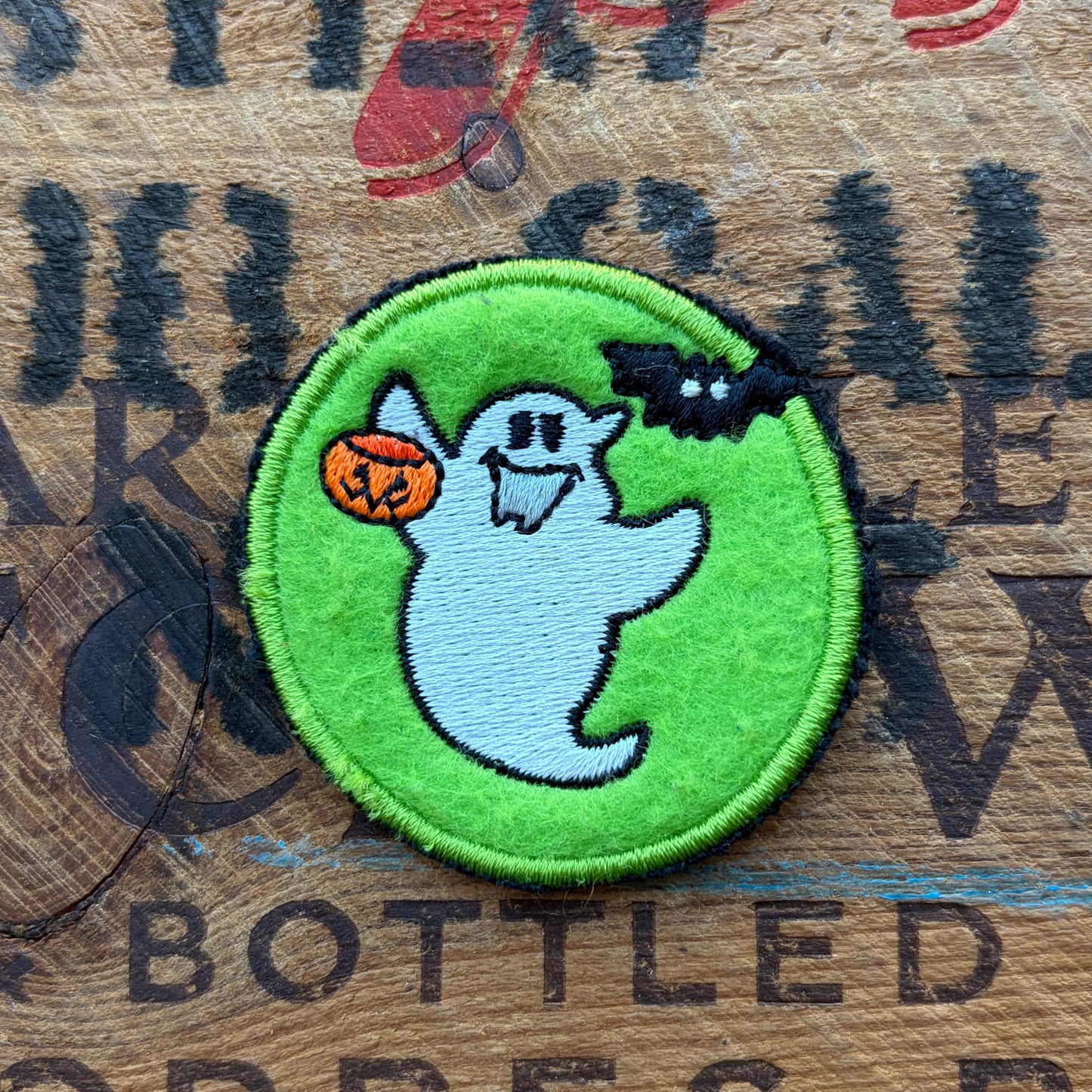 【USA vintage】Halloween Ghost Patch