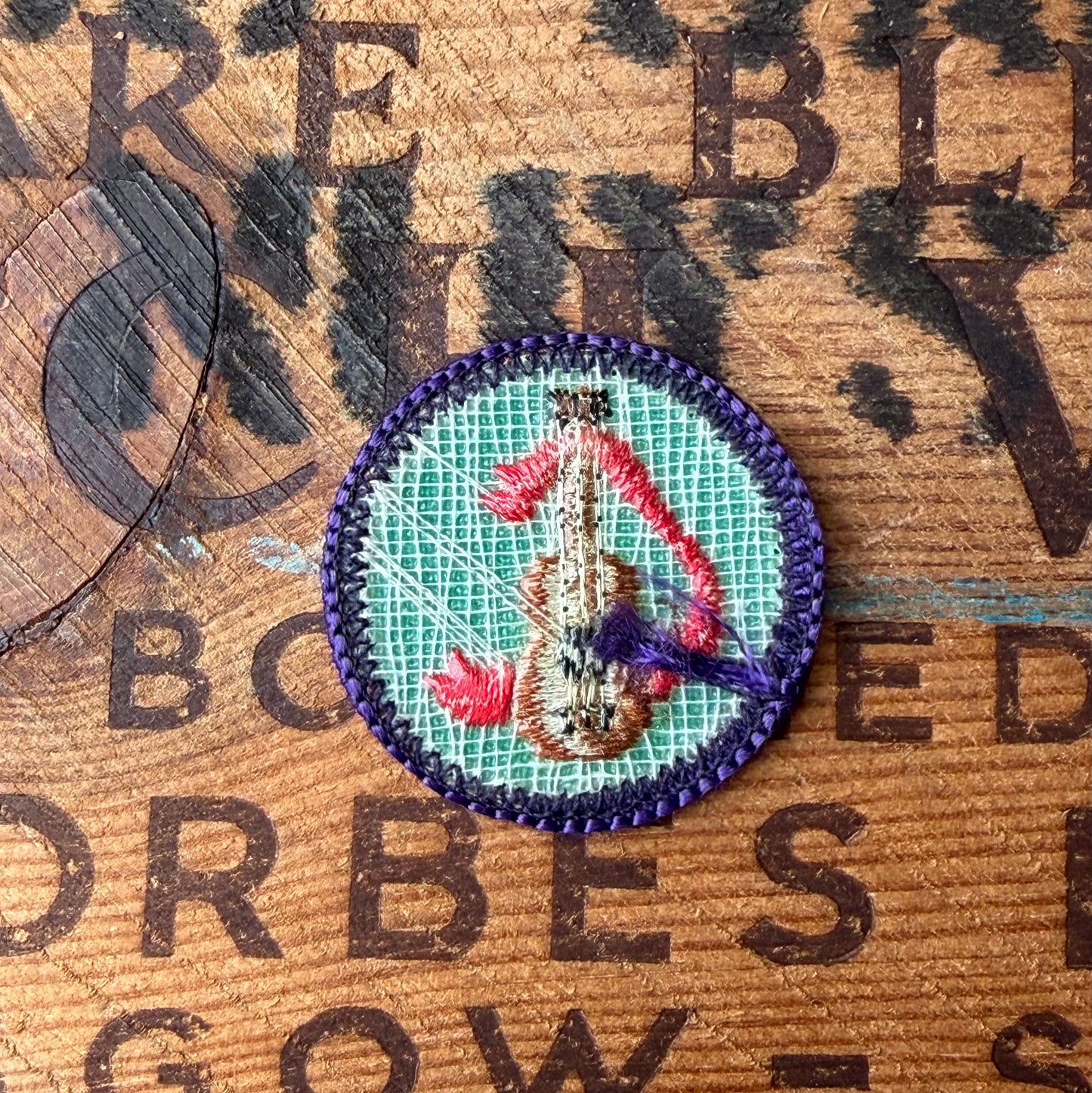 【USA vintage】Girl Scout Music Lover Patch