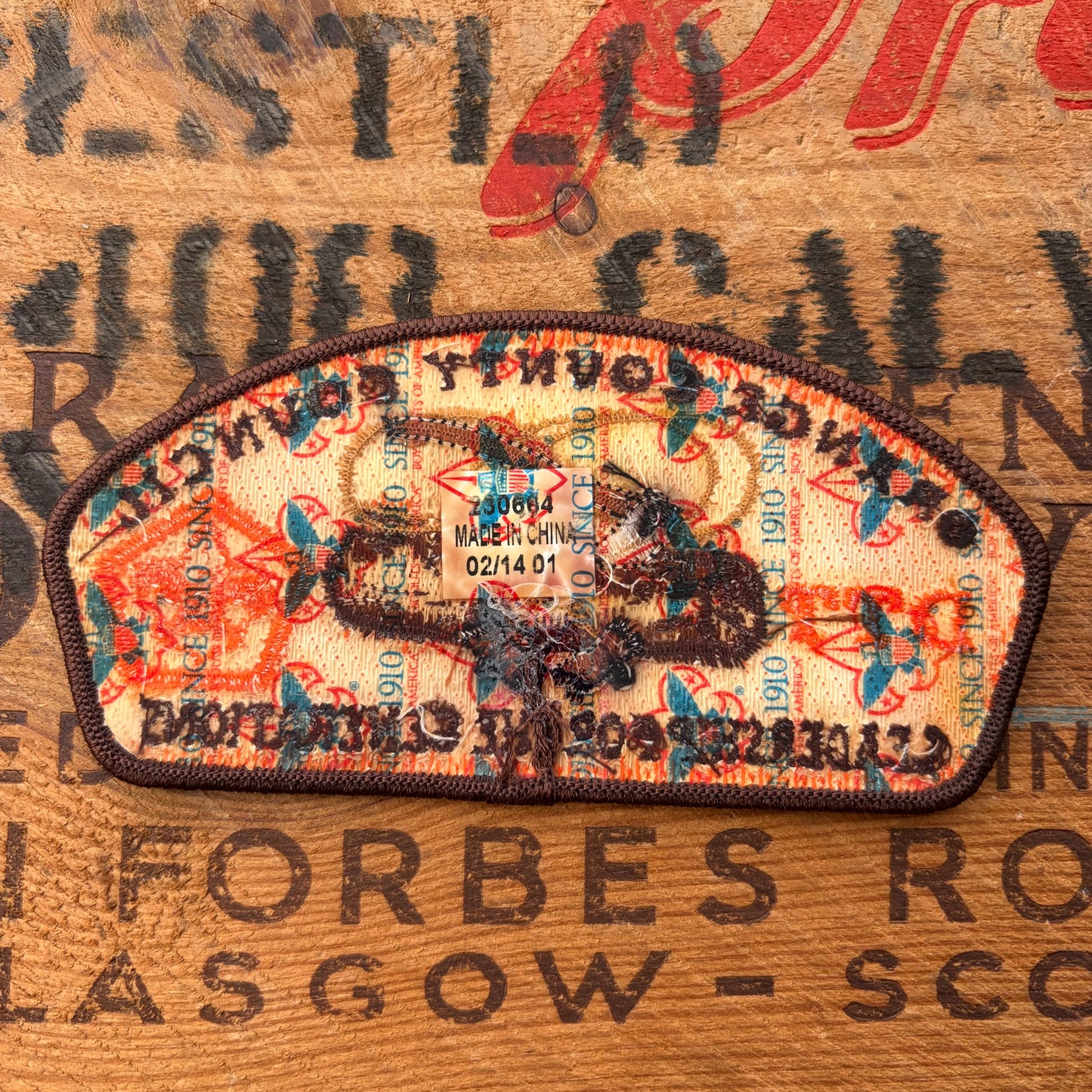 【USA vintage】Boy Scout Orange County Patch