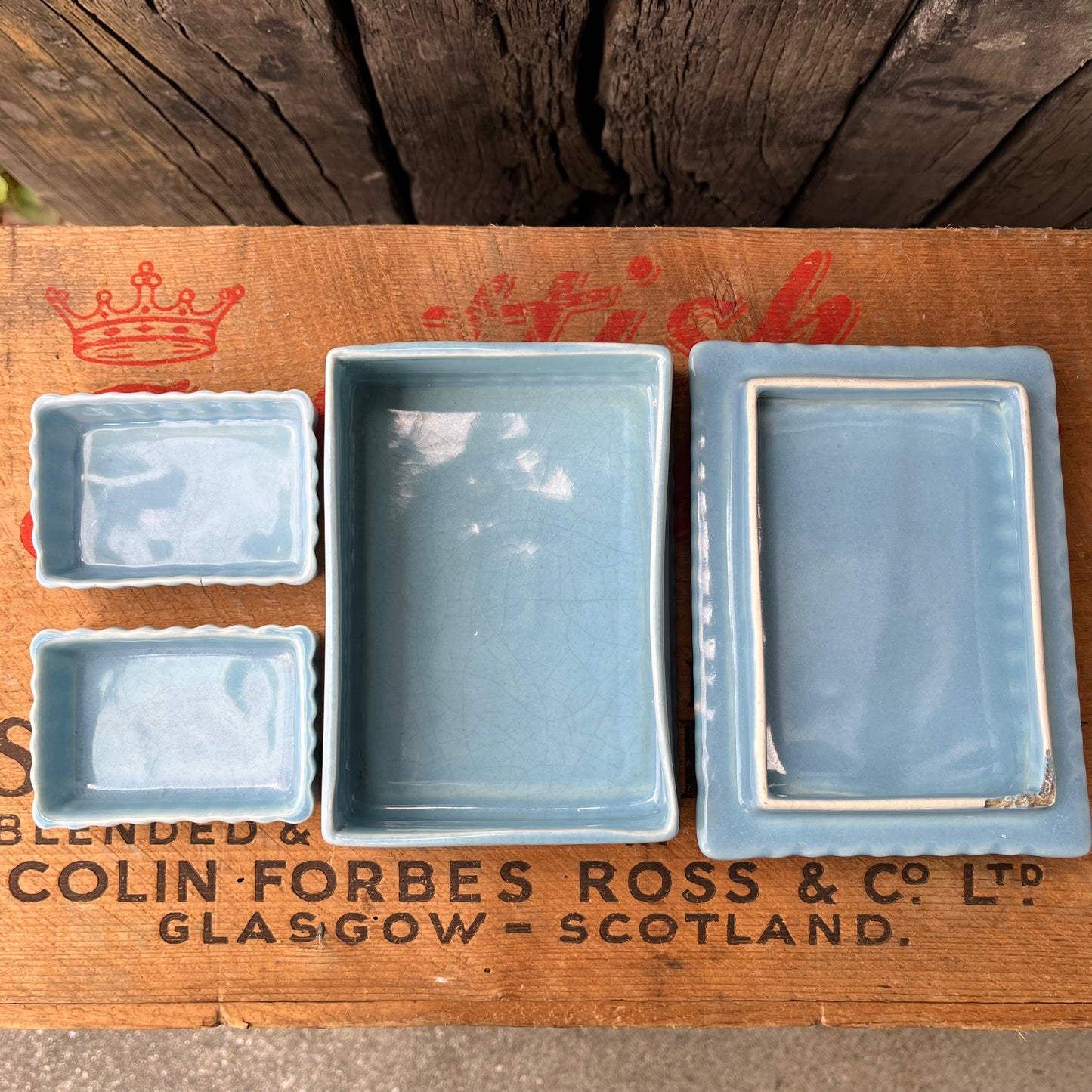 【USA vintage】Pottery Accessory Box