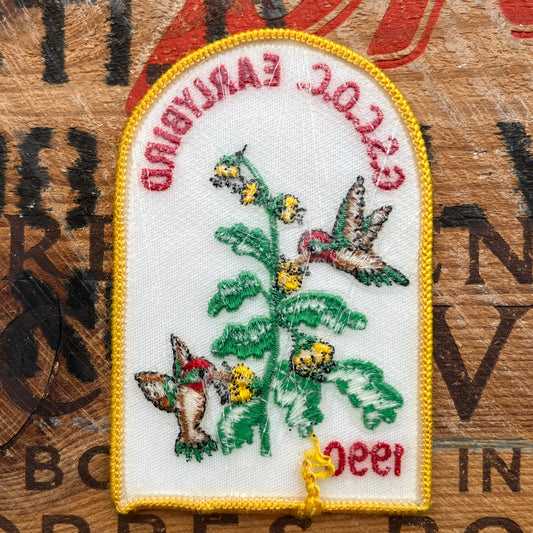 【USA vintage】Girl Scout Patch EARLY BIRD 1990