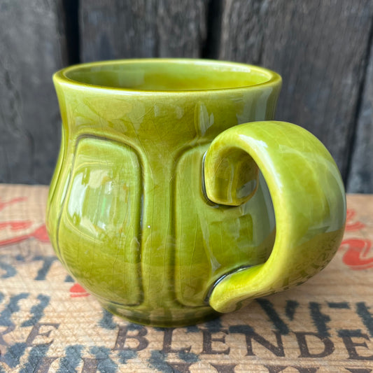 【USA vintage】Los Angeles Pottery Green Mug