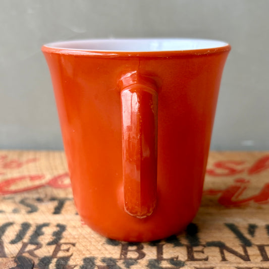 【USA vintage】PYREX Mug Cup Orange