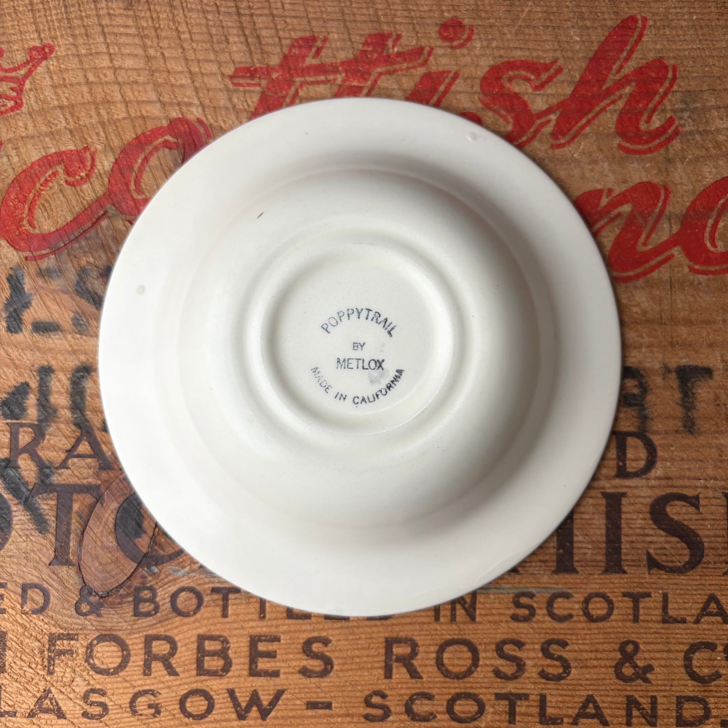 【USA vintage】Metlox Poppytrail California ROOSTER Small Plate