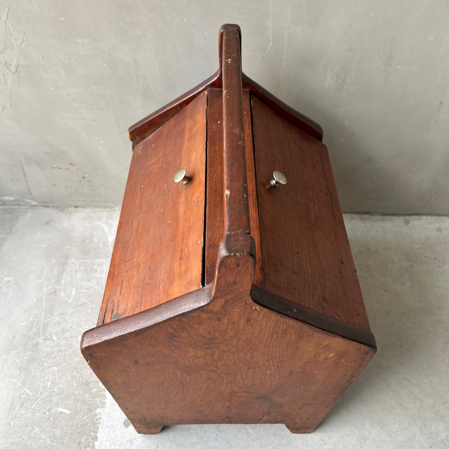 【USA vintage】Wooden Sewing Box