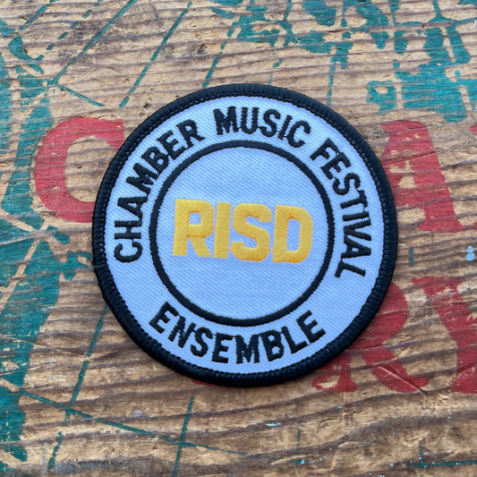 【USA vintage】ワッペン　RISD CHAMBER MUSIC FESTIVAL