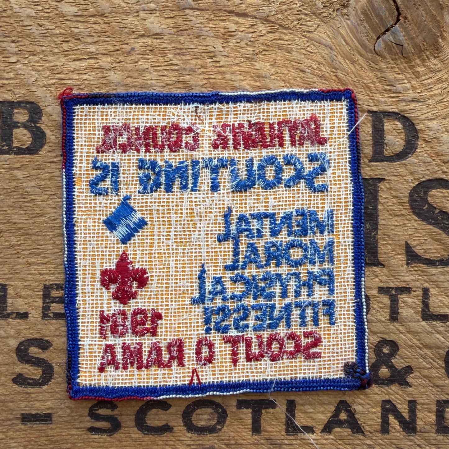 【USA vintage】Boy Scout Patch Jayhawk Council